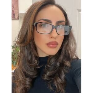 NEW Prada PR16MV Black Unisex Eyeglasses Frames
